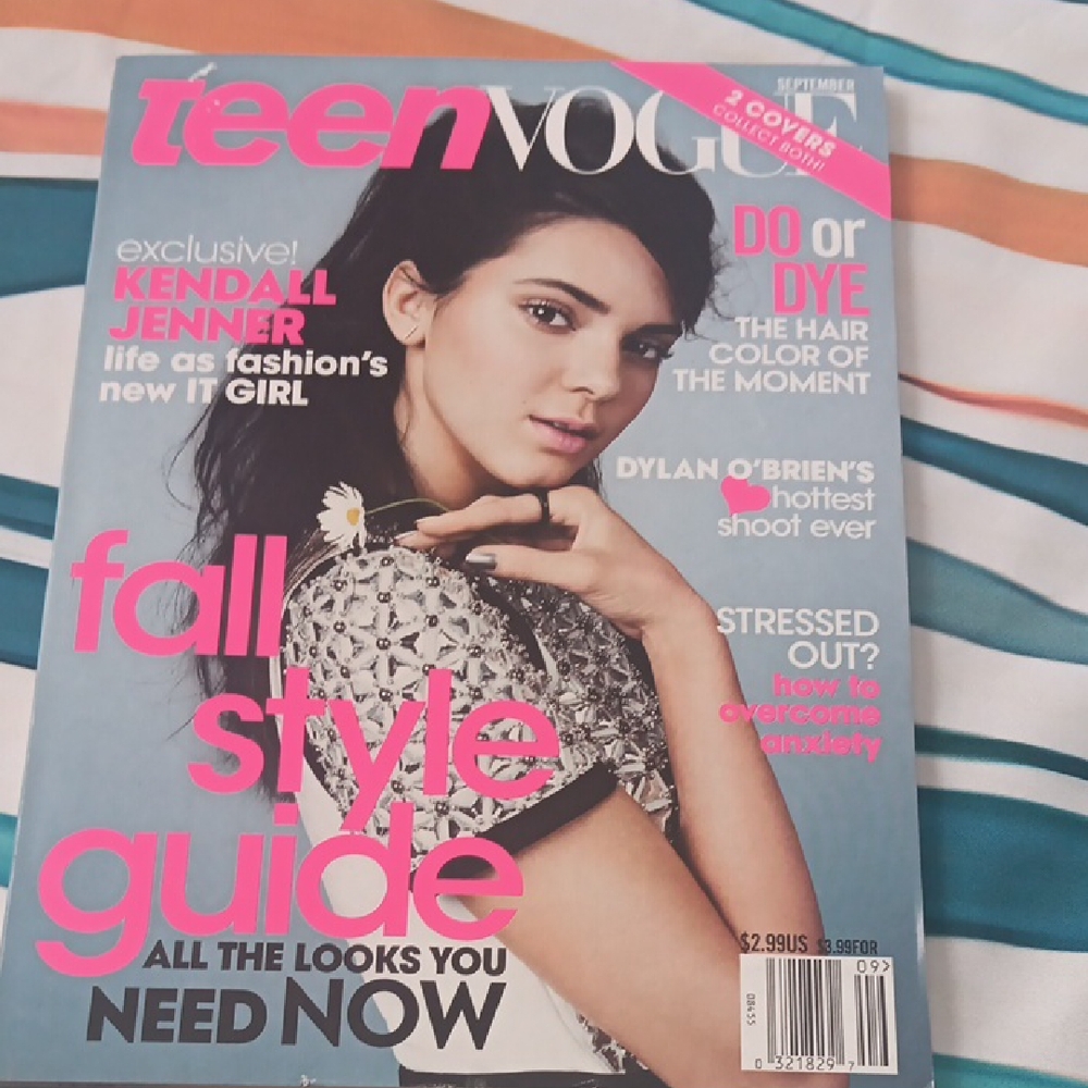 Teen Vogue Magazine September 2014 with Kendall Jenner Cover